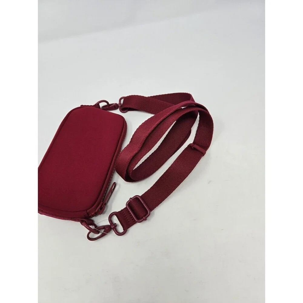 NWOT DAGNE DOVER X SEPHORA MAROON WINE CROSSBODY SLING BAG MINI WOMEN OS TRAVEL